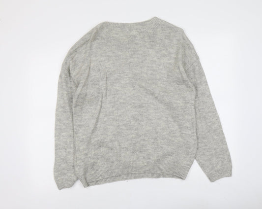 Womens UK Size 12 Roman Green Pullover Jumper
