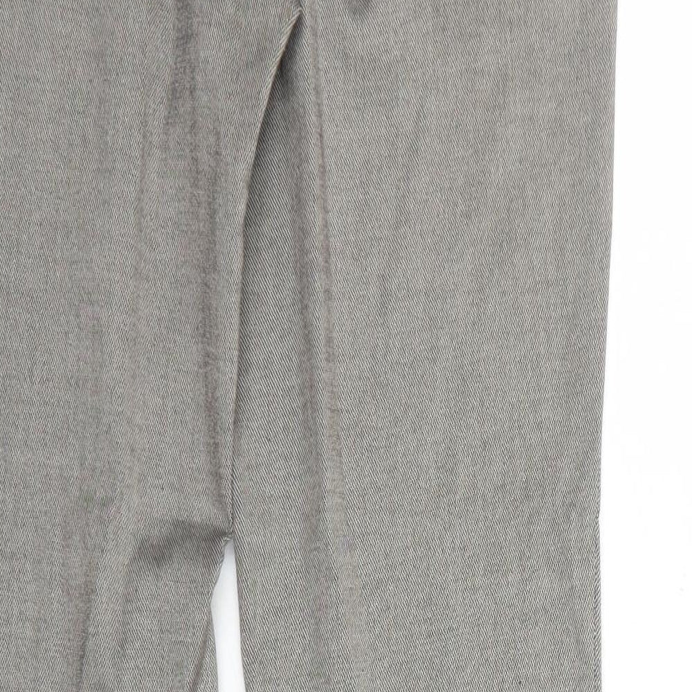 ORSAY Womens Brown Polyester Trousers Size 8 Regular Zip