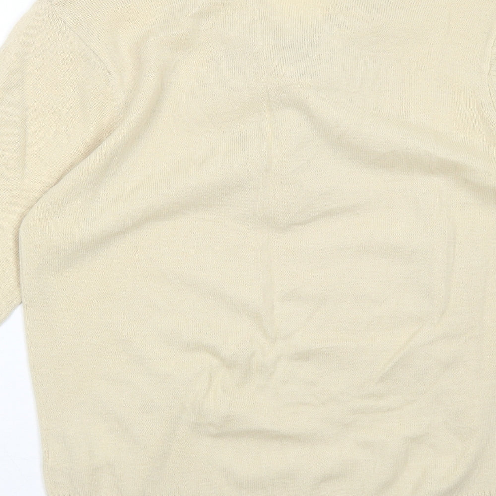 Womens UK Size S EWM Beige Pullover Jumper