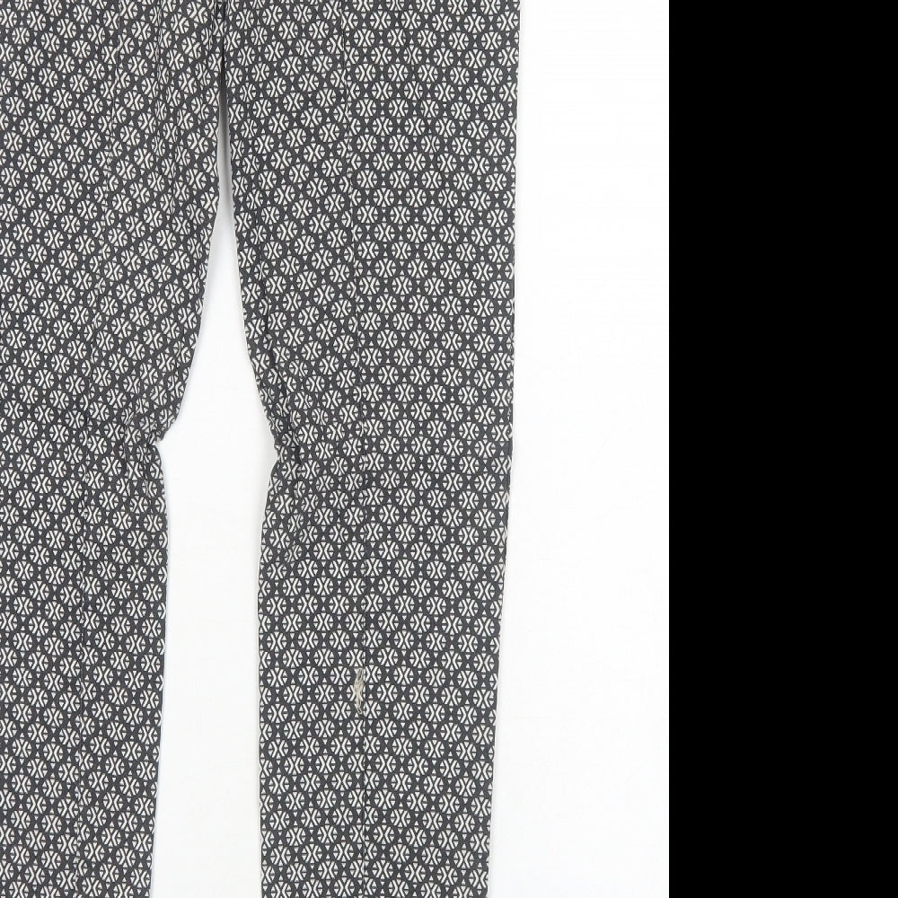 Womens UK Size 8 Atmosphere Regular Fit Black Trousers