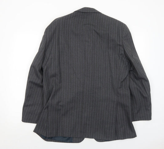 Mens UK Size 42 Preworn Regular Grey Suit Jacket