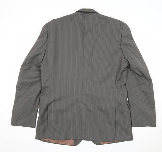 Mens UK Size 42 Preworn Regular Grey Suit Jacket