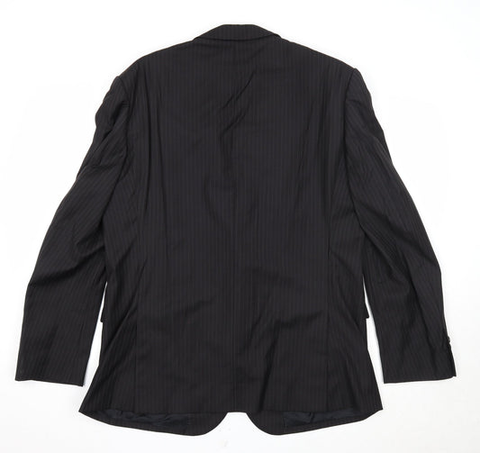 Mens UK Size 44 Marks and Spencer Regular Black Suit Jacket