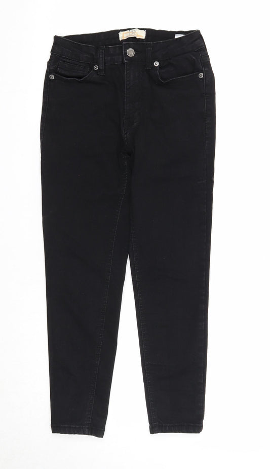 Womens UK Size 6 Don't Think Twice Regular Fit Skinny Black Jeans