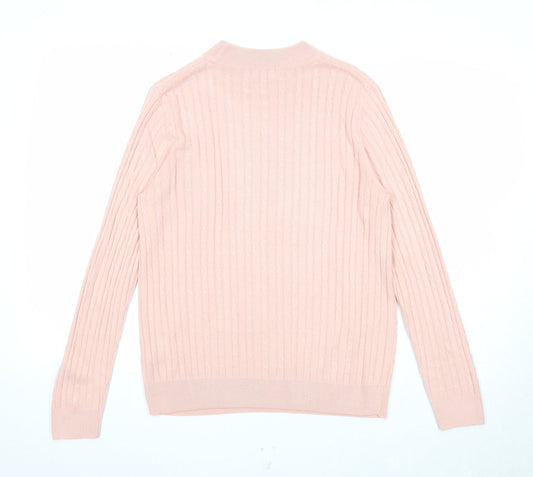 Womens UK Size 10 Marks and Spencer Pink Pullover Jumper