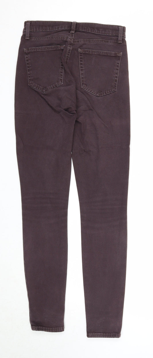 Womens UK Size 25 in Gap Regular Fit Skinny Purple Jeans