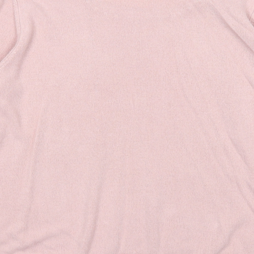 Womens UK Size 16 Marks and Spencer Pink Pullover Jumper