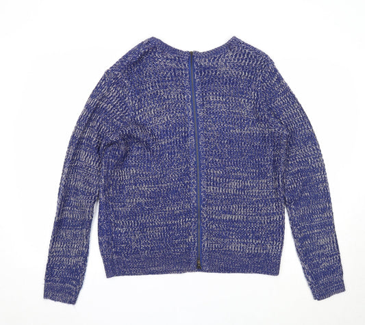 Womens UK Size L Therapy Blue Pullover Jumper