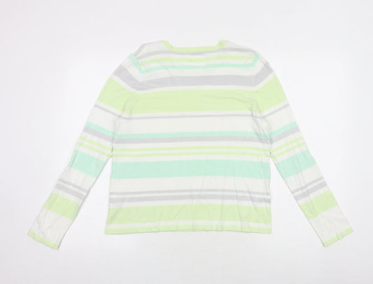 Womens UK Size 14 Marks and Spencer Green Pullover Jumper