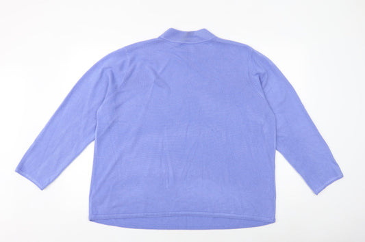 Womens UK Size XL Bonmarché Blue Pullover Jumper