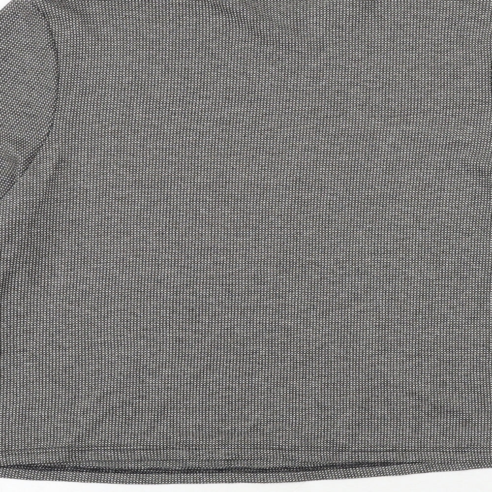 Womens UK Size L Cooperative Black Basic Blouse
