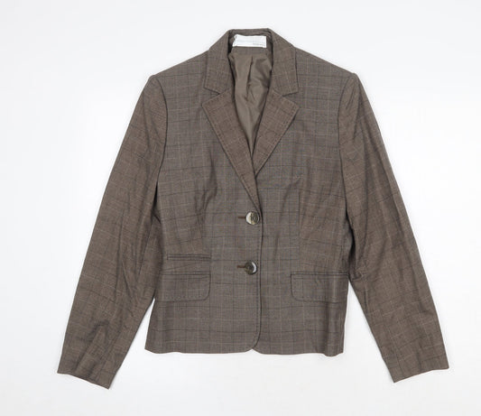 Womens UK Size 14 AMARANTO Regular Brown Suit Jacket