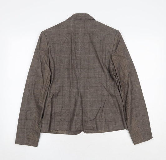 Womens UK Size 14 AMARANTO Regular Brown Suit Jacket