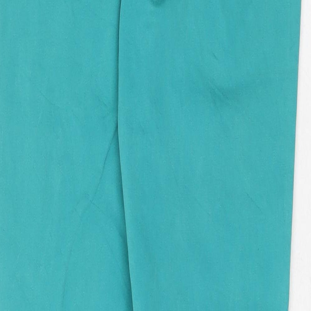 Espirit Womens Green Cotton Skinny Jeans Size 28 in Regular Zip