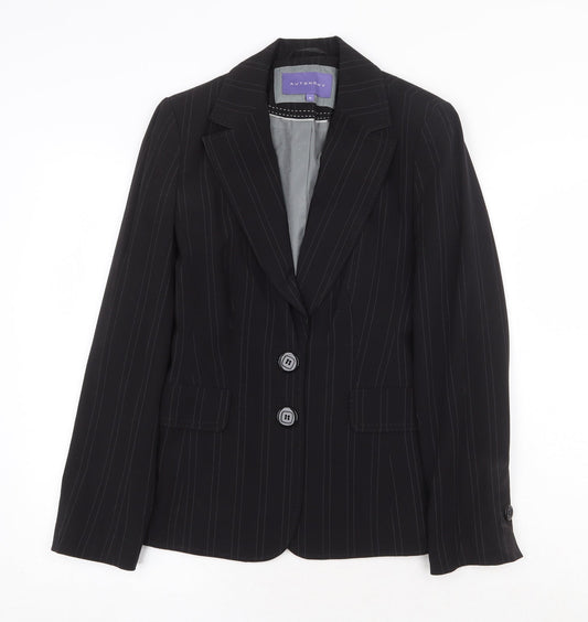 Womens UK Size 8 Autonomy Regular Black Suit Jacket