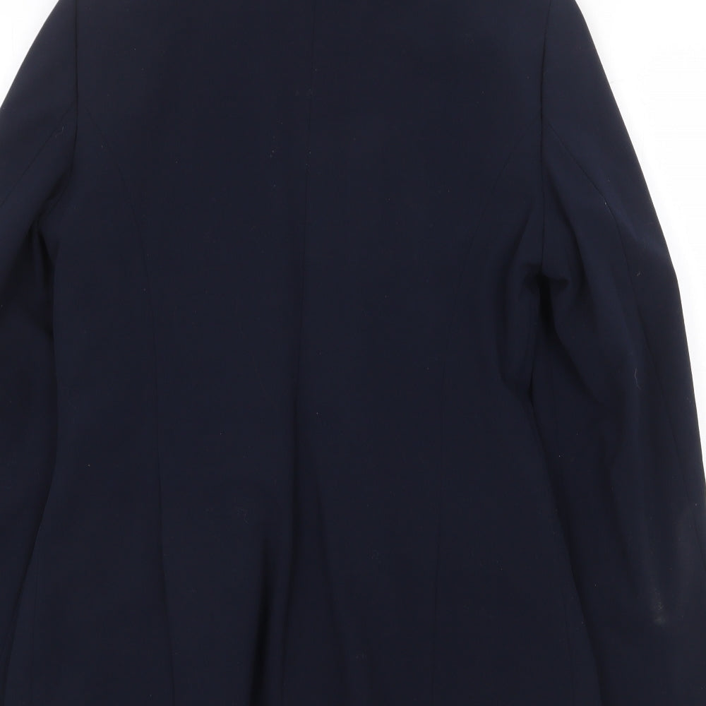 Marks and Spencer Womens Blue Polyester Jacket Suit Jacket Size 12