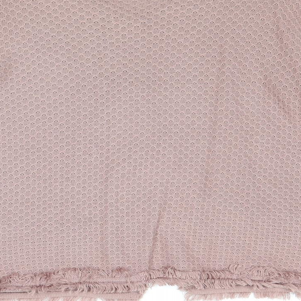 Corteifle Womens Pink Round Neck Acrylic Cardigan Jumper Size XL