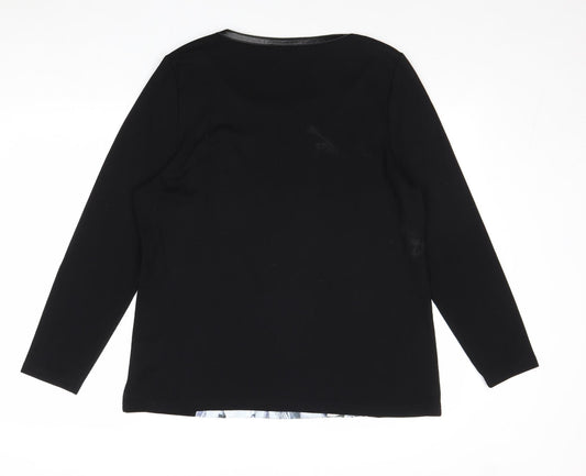 Womens UK Size L CASAMIA Black Pullover Jumper