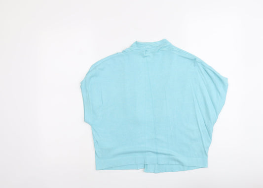 Womens UK Size 14 Marks and Spencer Blue Cardigan Jumper
