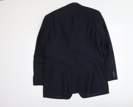 Mens UK Size L Burton Regular Blue Suit Jacket