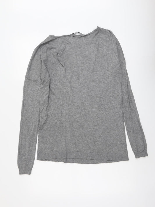 Womens UK Size 12 Atmosphere Grey Pullover Jumper