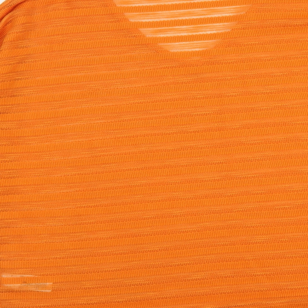 Womens UK Size 10 NEXT Orange Basic Blouse