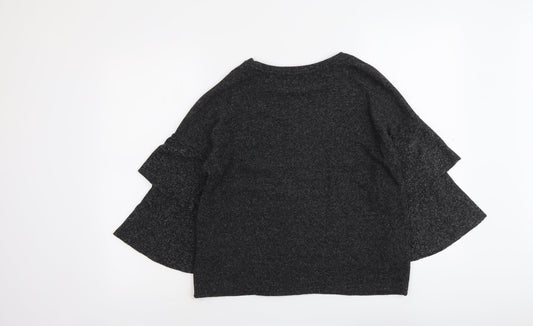 Womens UK Size S New Look Grey Pullover Jumper