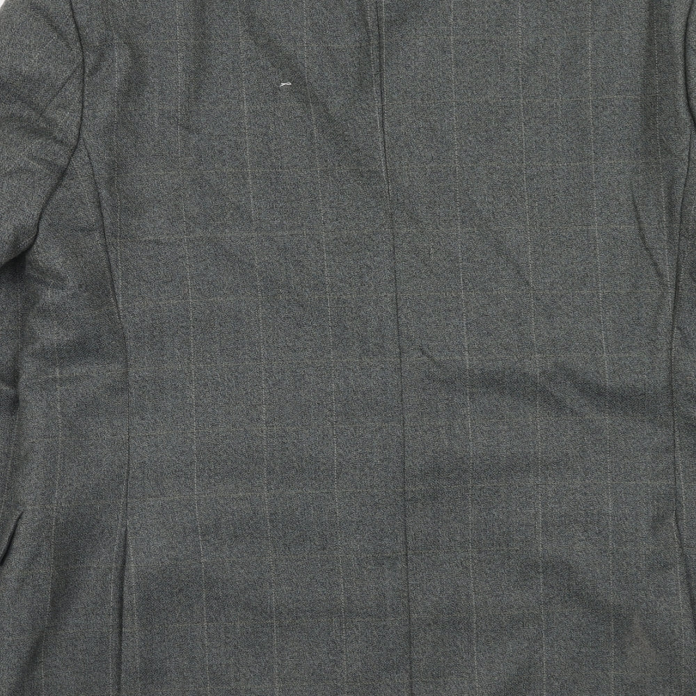 Mens UK Size 44 Periscope Regular Grey Suit Jacket