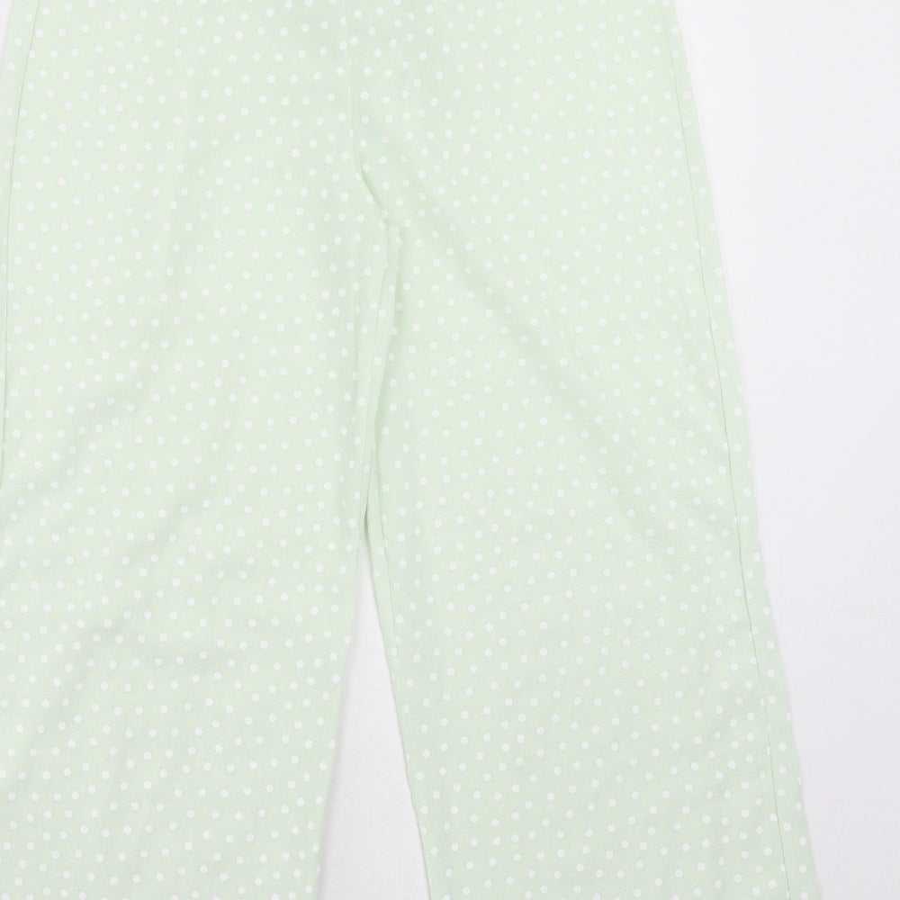 Womens UK Size 8 Boohoo Regular Fit Green Trousers