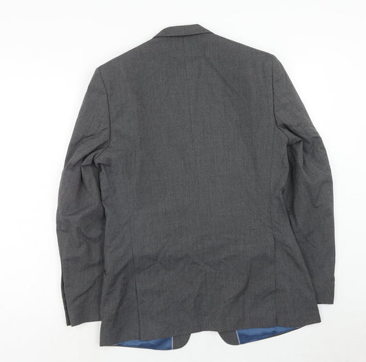Mens UK Size 38 Marks and Spencer Regular Grey Suit Jacket
