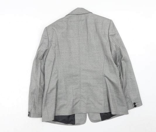 Womens UK Size 14 Planet Regular Grey Blazer
