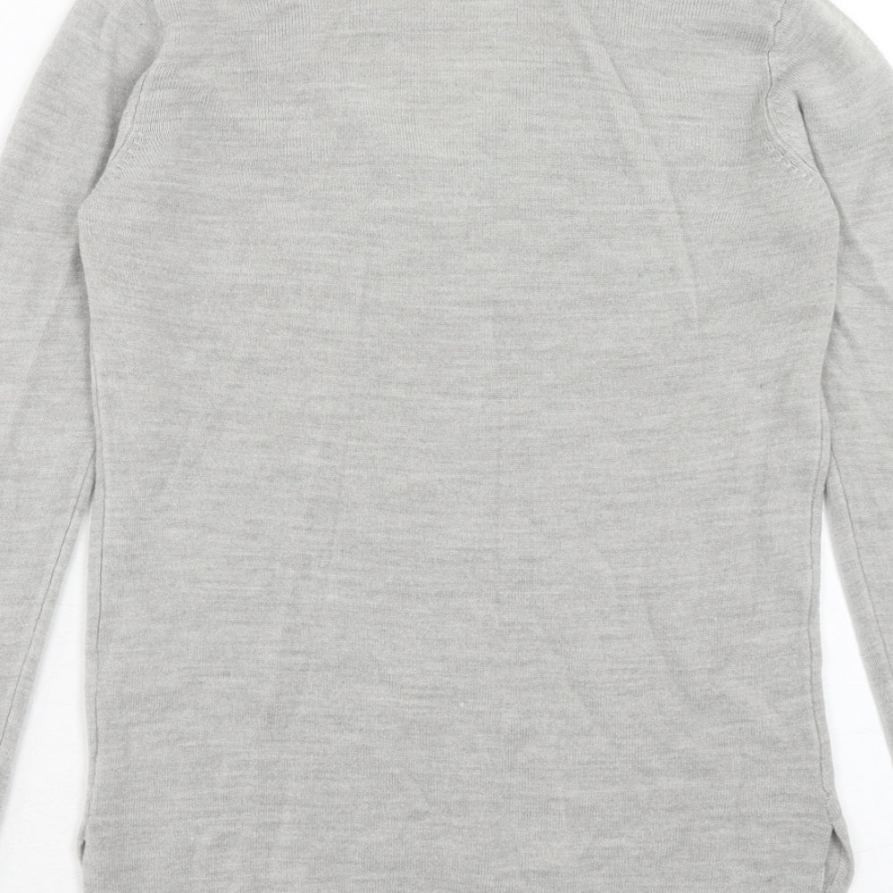 Womens UK Size 4 Atmosphere Grey Pullover Jumper