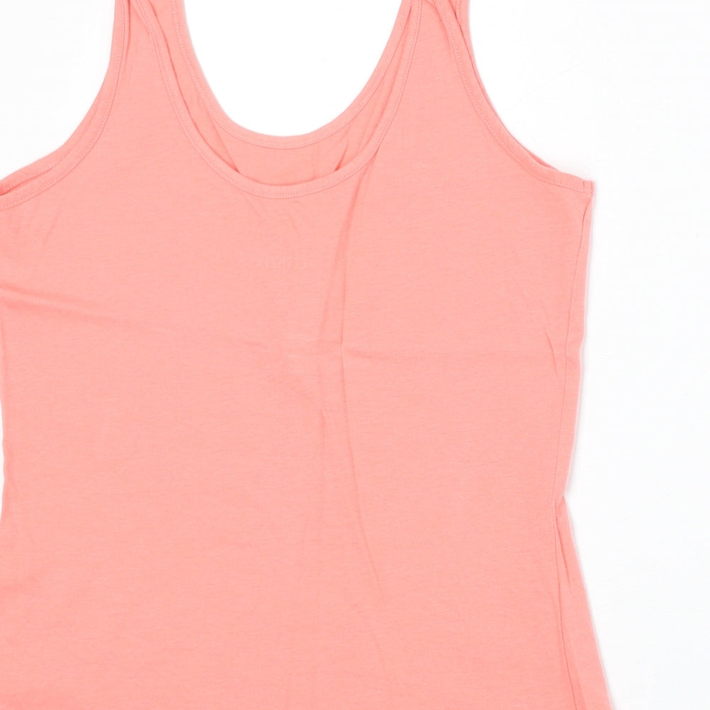 Primark Womens Pink 100% Cotton Basic Tank Size XS Scoop Neck - Honolulu