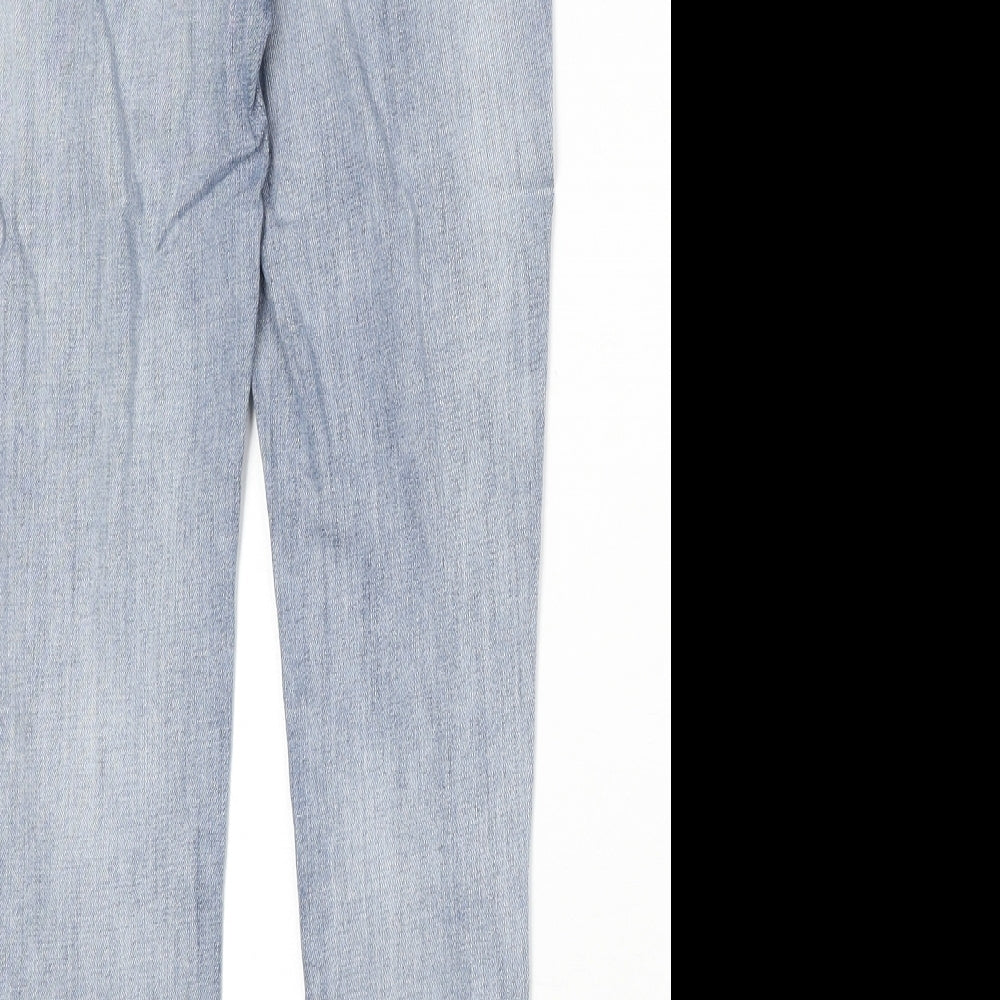 Womens UK Size 6 Toxik3 Regular Fit Straight Blue Jeans