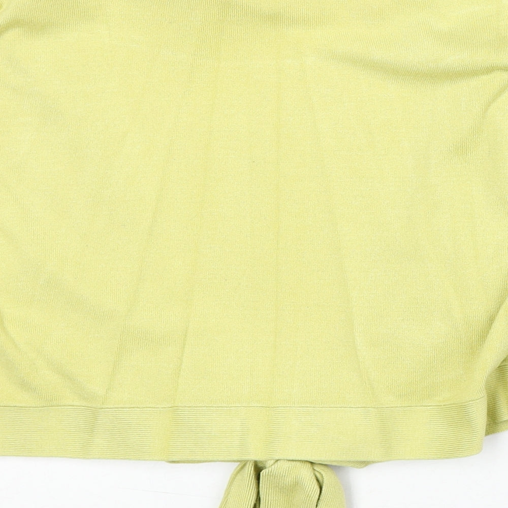 Womens UK Size XL Wallis Green Shrug Jumper