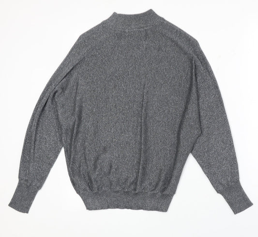 Womens UK Size S Marks and Spencer Silver Pullover Jumper