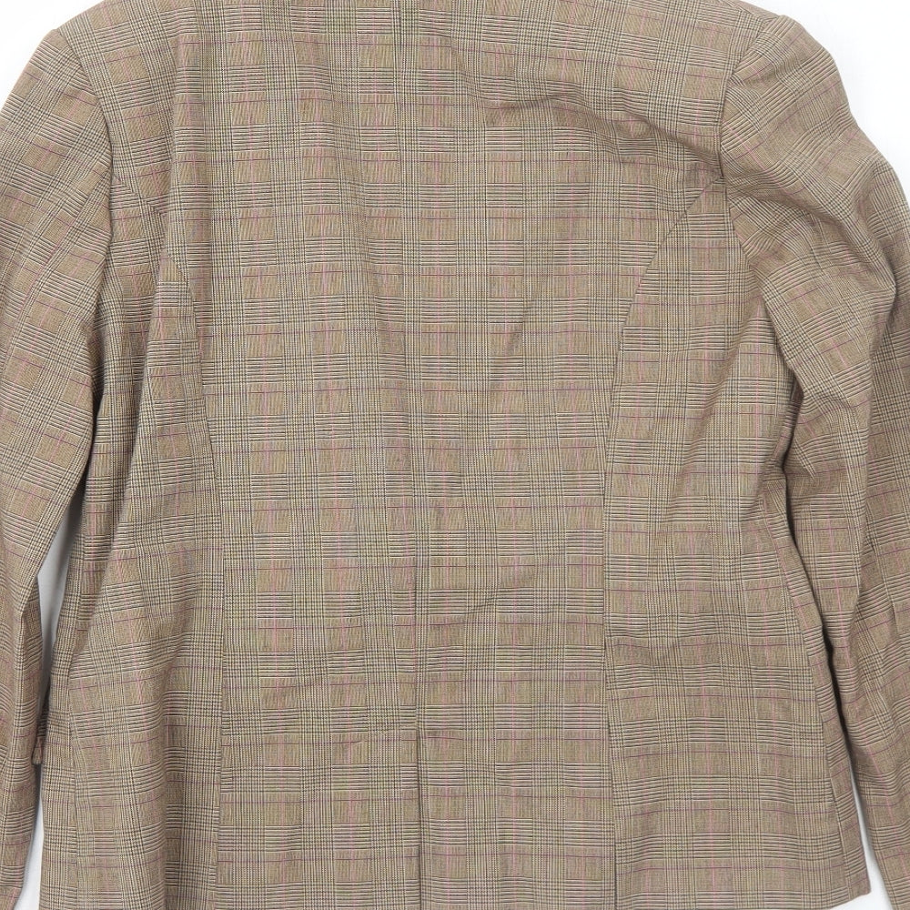 Womens UK Size 10 Preworn Regular Brown Blazer