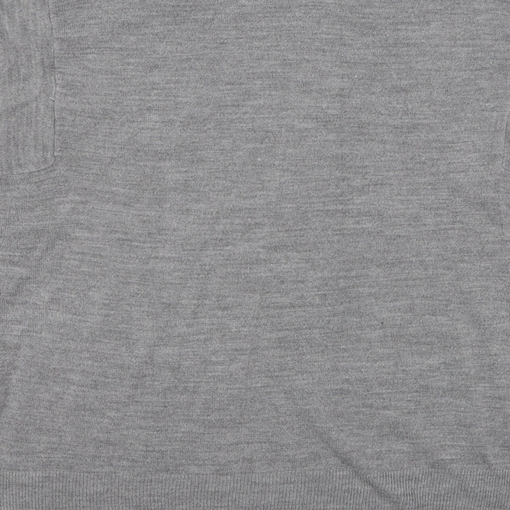 Womens UK Size L Marks and Spencer Grey Pullover Jumper
