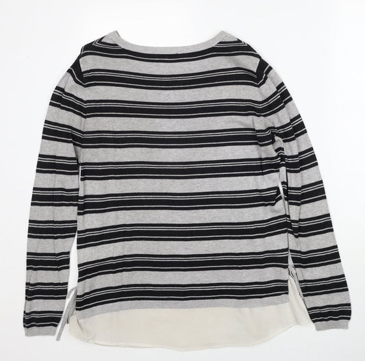 Womens UK Size 14 Dorothy Perkins Grey Pullover Jumper