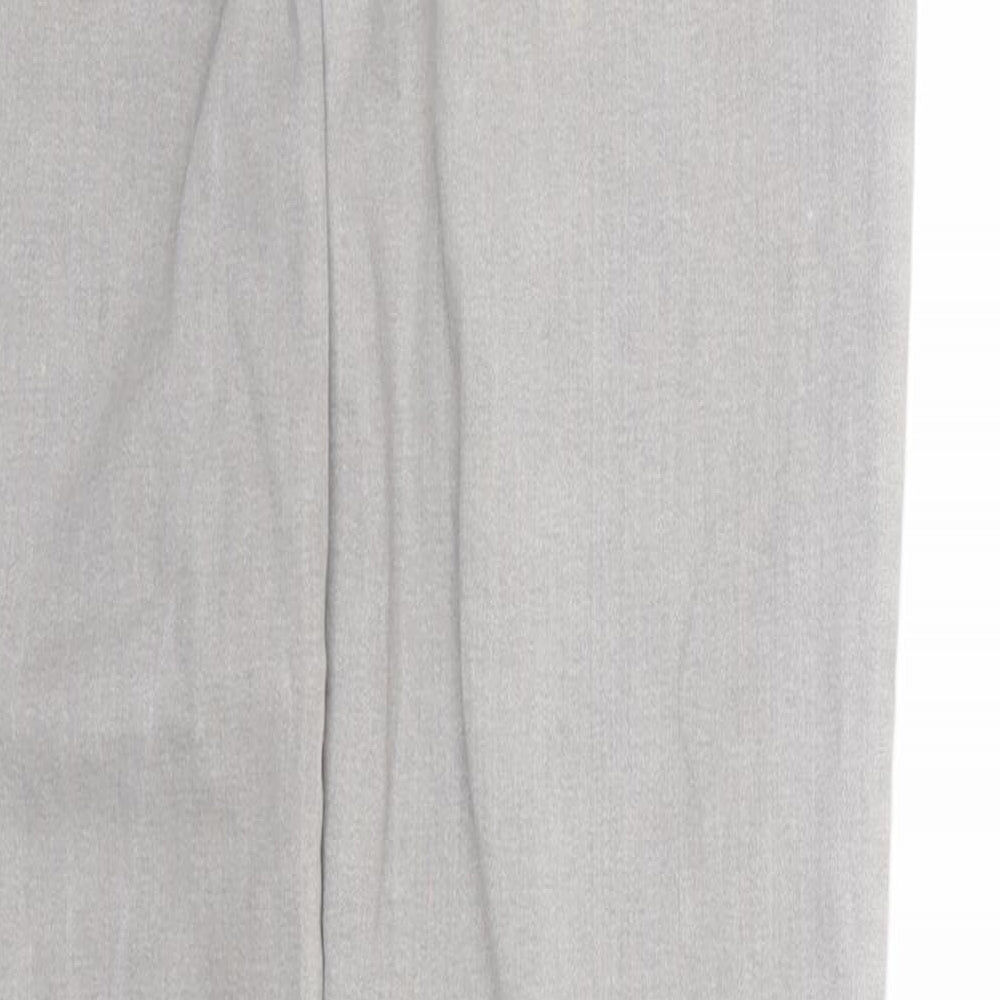 Denim & Co. Womens Grey Cotton Skinny Jeans Size 10 Regular Zip