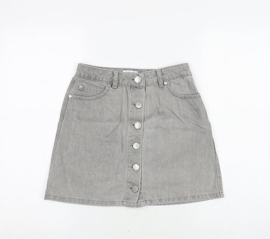 Womens UK Size 6 Miss Selfridge A-Line Denim Skirt