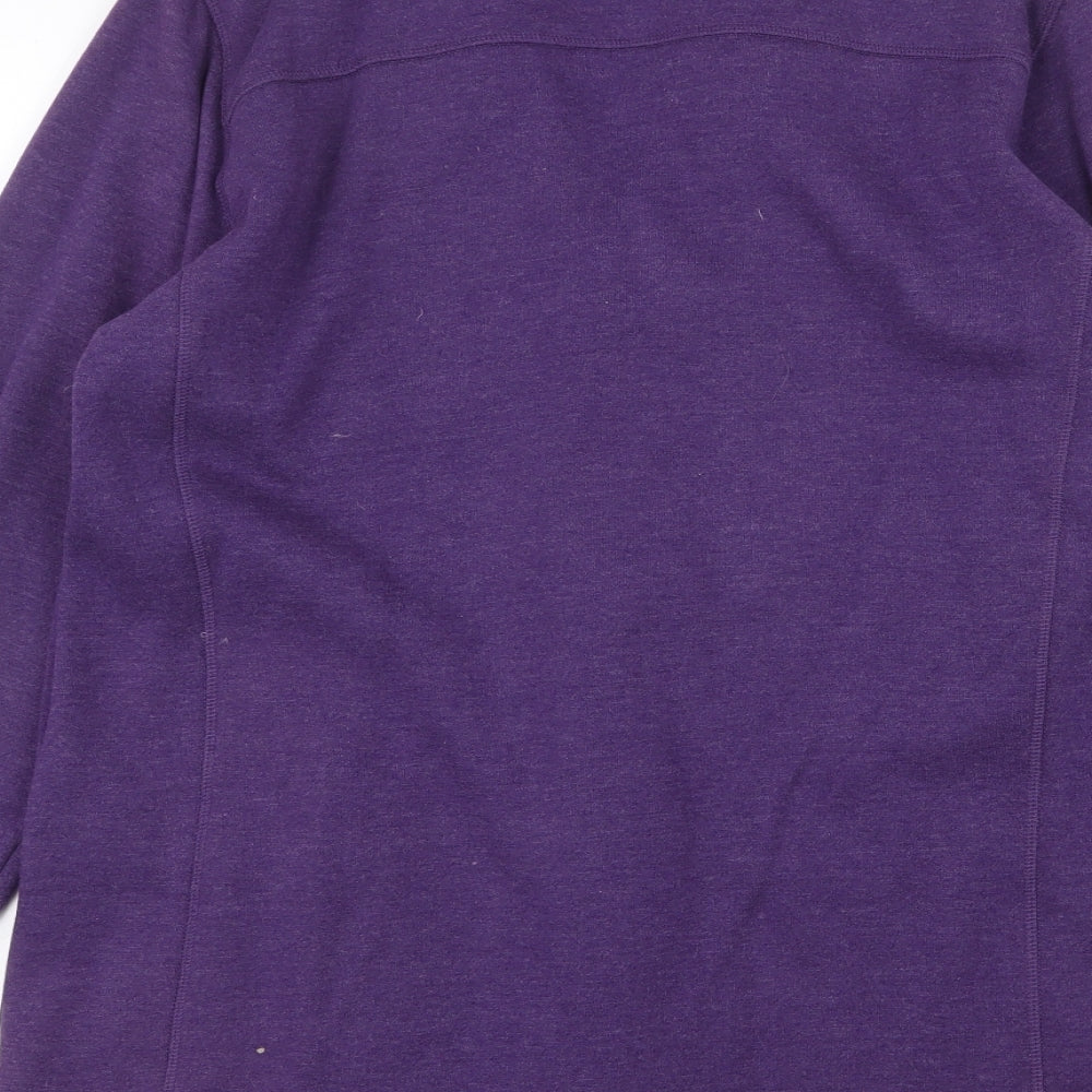 Cotton Traders Womens Purple Jacket Size 12 Button