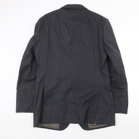 Mens UK Size 40 Marks and Spencer Regular Grey Suit Jacket