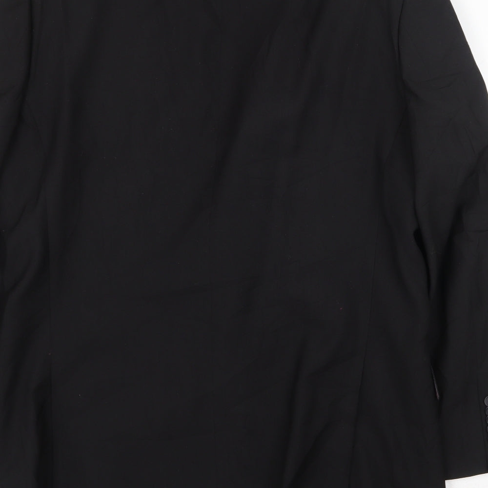 Mens UK Size 40 Jacamo Regular Black Suit Jacket