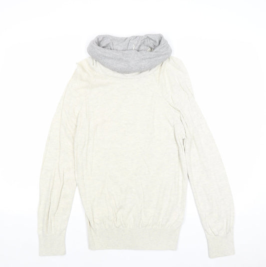 Womens UK Size XS Matalan Beige Pullover Jumper