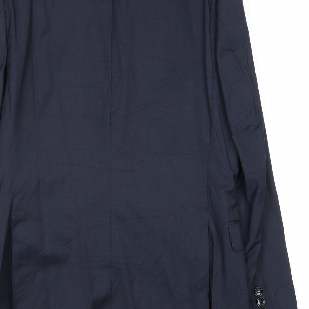 Mens UK Size 38 Preworn Regular Blue Suit Jacket