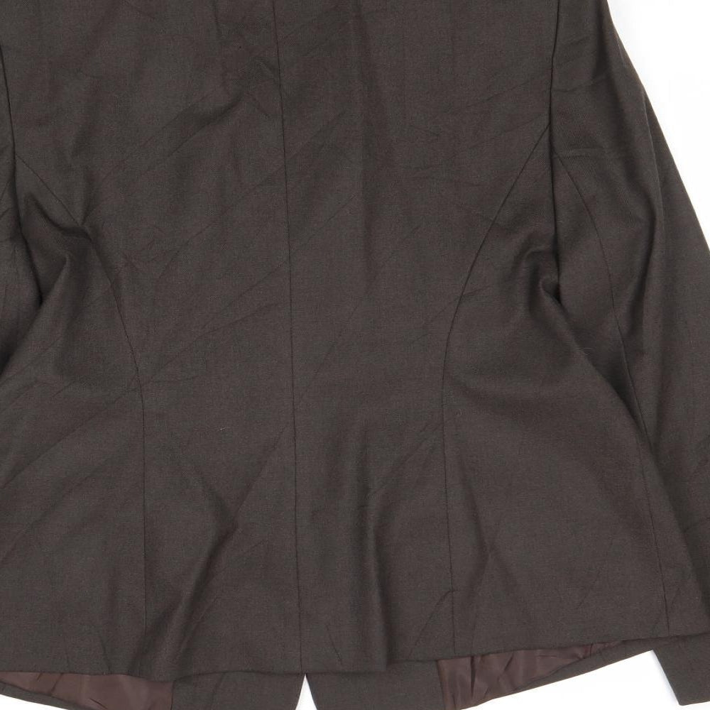 Womens UK Size 14 Alex & CO Regular Brown Suit Jacket