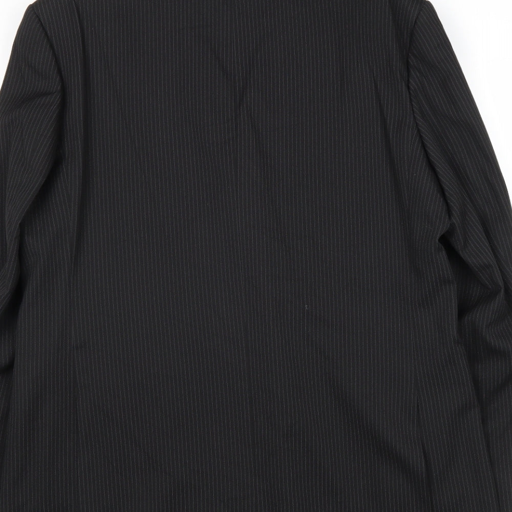 Mens UK Size 44 Karl Jackson Regular Black Suit Jacket