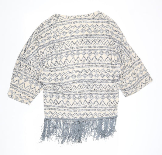 Womens UK Size 10 Atmosphere Beige Cardigan Jumper