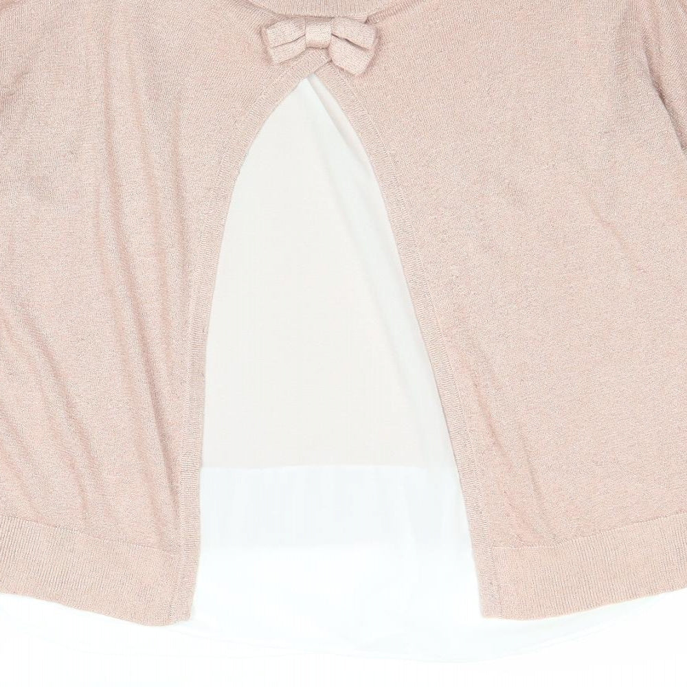 Womens UK Size L Only Pink Pullover Jumper